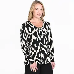 SOUTHLAND - Blusa Mujer Con Estampado Manga larga