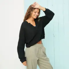 DOO AUSTRALIA - Saco Mujer Tejido de Algodón