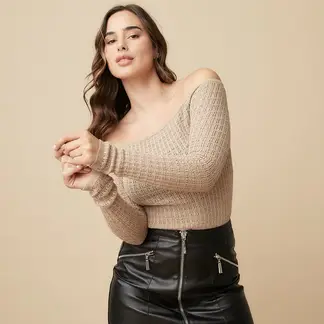 MOSSIMO - Saco Mujer Tejido