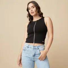 MOSSIMO - Top esqueleto Mujer Sin mangas