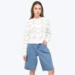 DENIMLAB - Saco Mujer de Rayas