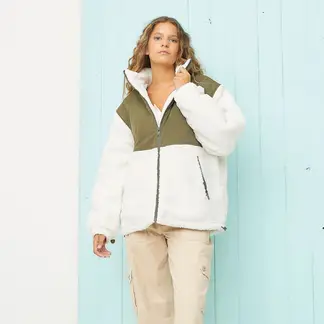 DOO AUSTRALIA - Saco Mujer Ovejera Oversize