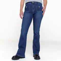 APOLOGY - Jean Flare Mujer Tiro medio