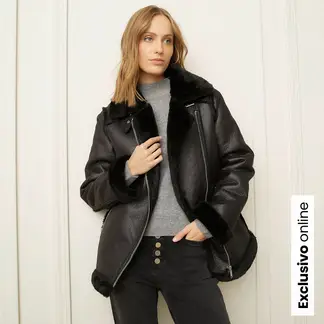 BASEMENT - Chaqueta Mujer Ovejera