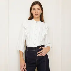 BASEMENT - Blusa Mujer con Estampado Manga 3/4