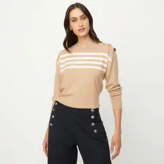APOLOGY - Saco Mujer de Rayas