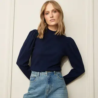 BASEMENT - Blusa Mujer Manga larga