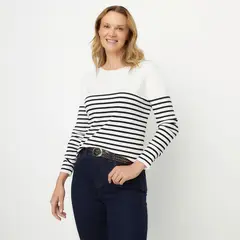 NEWPORT - Saco Mujer de Rayas