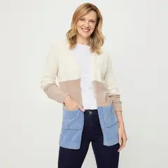 NEWPORT - Saco Mujer de Rayas