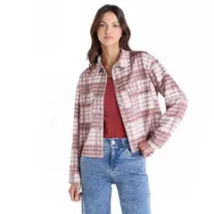 SYBILLA - Chaqueta Mujer de Cuadros