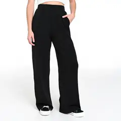 SYBILLA - Pantalón Wide leg Mujer Tiro alto