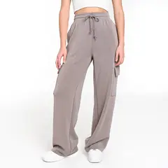 SYBILLA - Pantalón Cargo Mujer Tiro alto