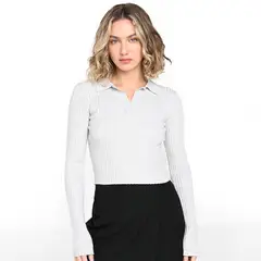 SYBILLA - Saco Mujer Crop