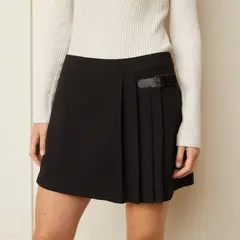 BASEMENT - Falda short Mini Mujer Plisada