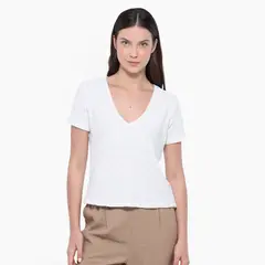 UNIVERSITY CLUB - Camiseta Mujer con Bordado Manga corta
