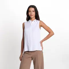 UNIVERSITY CLUB - Camisa Mujer con Estampado Sin mangas