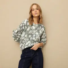 UNIVERSITY CLUB - Saco Mujer con Estampado de Sintético