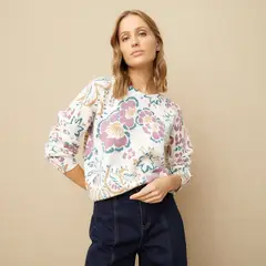 UNIVERSITY CLUB - Saco Mujer con Estampado de Sintético