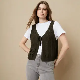 UNIVERSITY CLUB - Blusa Mujer Tejido Sin mangas de Algodón