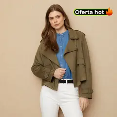 UNIVERSITY CLUB - Trench Mujer