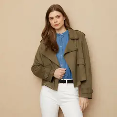 UNIVERSITY CLUB - Trench Mujer