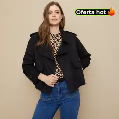 UNIVERSITY CLUB - Trench Mujer