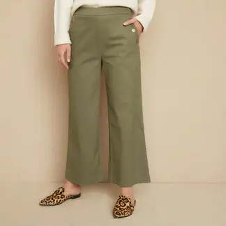 UNIVERSITY CLUB - Pantalón Culotte Mujer Tiro medio