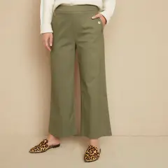 UNIVERSITY CLUB - Pantalón Culotte Mujer Tiro medio