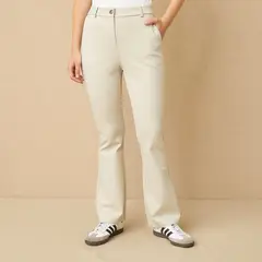 UNIVERSITY CLUB - Pantalón Flare Mujer Tiro medio