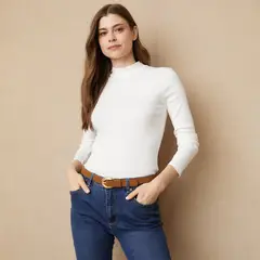 UNIVERSITY CLUB - Blusa Mujer Manga larga de Algodón