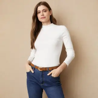 UNIVERSITY CLUB - Blusa Mujer Manga larga de Algodón