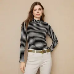 UNIVERSITY CLUB - Blusa Mujer Manga larga de Algodón