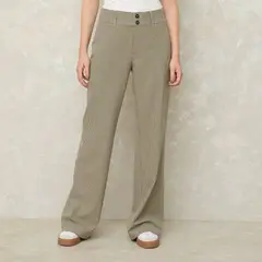 SYBILLA - Pantalón Flare Mujer Tiro medio