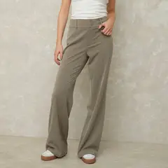 SYBILLA - Pantalón Flare Mujer Tiro medio