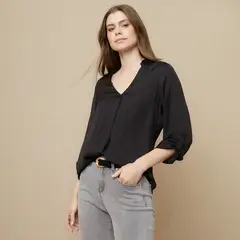UNIVERSITY CLUB - Blusa Mujer Manga 3/4