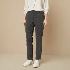 UNIVERSITY CLUB - Pantalón Recto Mujer Tiro alto
