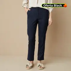 UNIVERSITY CLUB - Pantalon Skinny Mujer Tiro alto