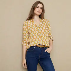 UNIVERSITY CLUB - Blusa Mujer con Estampado Manga 3/4