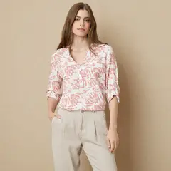 UNIVERSITY CLUB - Blusa Mujer Manga 3/4