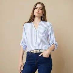 UNIVERSITY CLUB - Blusa Mujer Manga 3/4