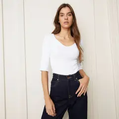 BASEMENT - Camiseta Mujer Manga 3/4