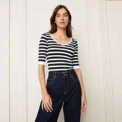BASEMENT - Camiseta Mujer Manga 3/4
