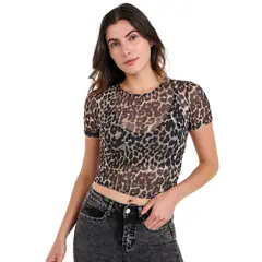 MOSSIMO - Camiseta Mujer Manga corta