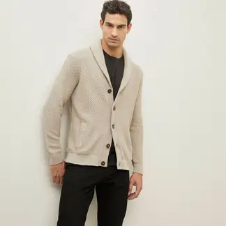 WOLF & HANK - Cardigan Hombre de Algodón WOLF&HANK