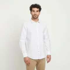 BASEMENT - Camisa Hombre Manga larga Recto
