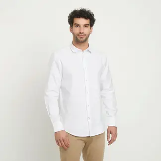 BASEMENT - Camisa Hombre Manga larga Recto