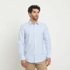 BASEMENT - Camisa Hombre Manga larga Recto
