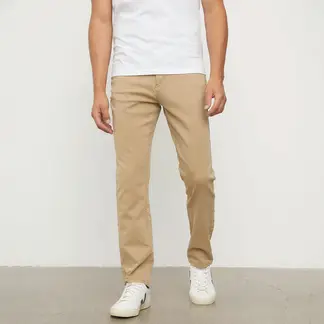 BASEMENT - Pantalón 5 Bolsillos Hombre Slim de Algodón