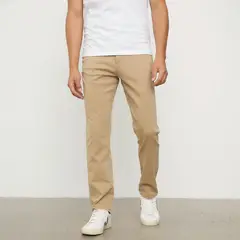 BASEMENT - Pantalón 5 Bolsillos Hombre Slim de Algodón