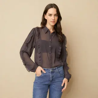 UNIVERSITY CLUB - Blusa Mujer Boleros Manga larga